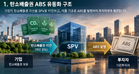 탄소배출권 자산유동화증권(ABS) 발행 프로세스 및 신용보강 메커니즘 1 스크린샷 2026 09 24 010622