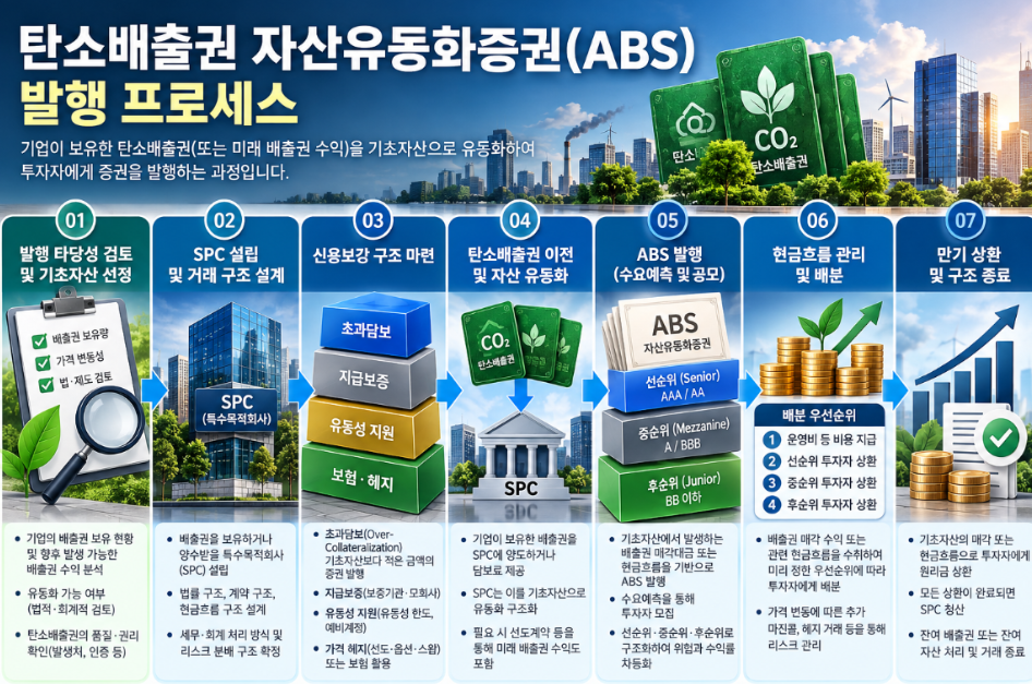 탄소배출권 자산유동화증권(ABS) 발행 프로세스 및 신용보강 메커니즘 5 스크린샷 2026 09 24 012258